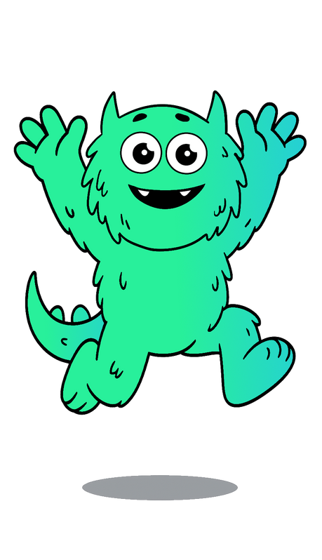 Tranzili Mascot Jumping Icon