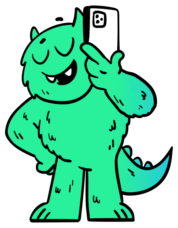 Tranzili Mascot Makes Phone Call